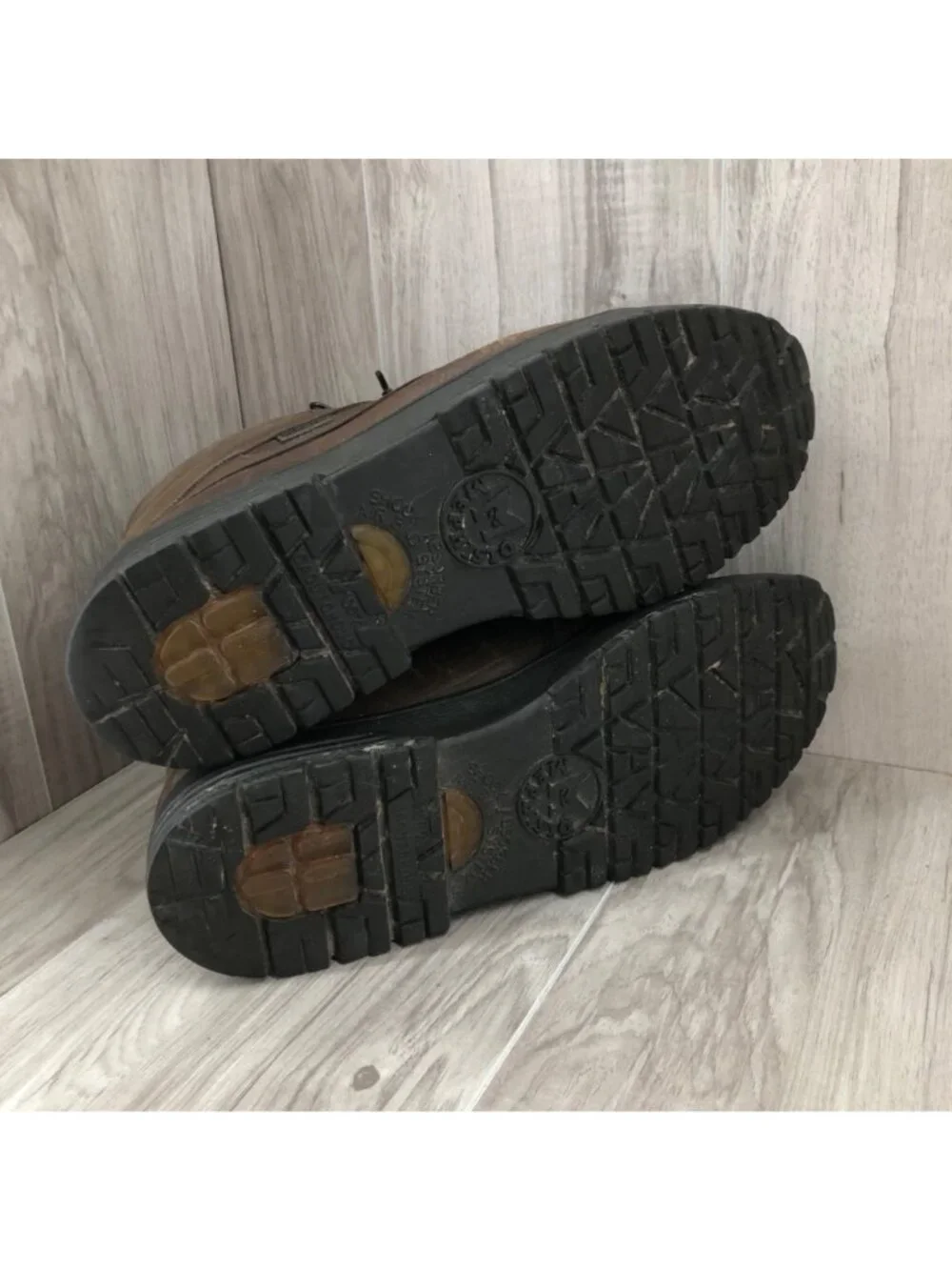Mephisto Shoes Mens 13 Nikki Brown Leather Lace Up Comfort Hiking Shoes